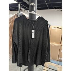 NEW EILEEN FISHER women's crew neck box top in grey